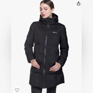 Valuker Women’s 1X parka hooded puffer coat